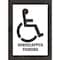 Rae Pavement Stencil, Symbol, Handicap Symbol, 38 in Character Height, Not Applicable Font, White STL-116-33807 - alternate 1