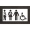 Rae Pavement Stencil, Symbol, Disabled, 42 in Character Height, Not Applicable Font, White, 1 Pieces STL-116-34208 - alternate 1