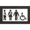 Rae Pavement Stencil, Symbol, Disabled, 42 in Character Height, Not Applicable Font, White, 1 Pieces STL-108-34208 - alternate 1