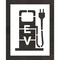 Rae Pavement Stencil, Combination Set, Electric Car Logo, 48 in Character Height, Not Applicable Font STL-108-54817 - alternate 1