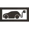 Rae Pavement Stencil, Symbol, Electric Car Logo, 48 in Character Height, Not Applicable Font, White STL-108-54820 - alternate 1