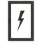 Rae Pavement Stencil, Symbol, Electric Car Logo, 12 in Character Height, Not Applicable Font, White STL-108-51222 - alternate 1