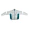 Makita Cordless Fan Jacket, Polyester, Compressed Air, Up to 12 hr Max Cooling Time, Zipper Closure, White DFJ201Z2XL - alternate 2