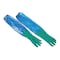 Polyco PolyCo VR(R) 50, Sleeve Gloves, 11 mil Palm, Nitrile, Powder-Free, XL (10), 1 PR, Teal 41650 - alternate 1