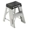 Louisville Step Stand, 2 Steps, 375 lb Load Capacity, 24 in Overall Height, Aluminum, Silver AY8002 - alternate 1