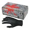 Mcr Safety NitriShield with Grippaz, Nitrile Disposable Gloves, 6 mil Palm, Powder-Free, L, 100 PK, Black 6016BL - alternate 1