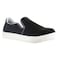Mellow Walk Women's Athletic Shoe, Steel Toe, Leather Upper, Rubber Outsole, Slip On, Black, 5 1/2 E 482072 - alternate 1