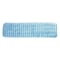 Microfiber Technologies Flat Mop Pad, Hook-and-Loop Connection, Blue, Microfiber, PK12, LWBS18 416J13 - alternate 1