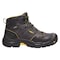 Keen Men's 6-Inch Work Boot, 7 D, Steel Toe, 6 in H, Black/Raven, 1017828 1017828 - alternate 1