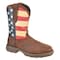 Durango Men's Western Boot, 9 M, Steel Toe, 11 in H, American Flag/Dark Brown, DB020 DB020 - alternate 1