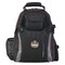 Arsenal Tool Backpack Dual Compartment, Gray,  1200D Ballistic Polyester,  4 Molded ABS Plastic (Bases),  Black 5843