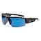 Ergodyne DAGR, Safety Glasses, Uncoated, Blue Mirror Lens, Black Frame, Half-Frame DAGR - alternate 1
