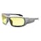 Ergodyne ODIN, Safety Glasses, Scratch-Resistant, Yellow Lens, Matte Gray Frame, Full-Frame ODIN - alternate 1