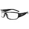 Ergodyne THOR, Safety Glasses, Uncoated, Indoor/Outdoor Lens, Black Frame, Full-Frame THOR - alternate 1
