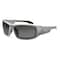 Ergodyne ODIN, Safety Glasses, Uncoated, Smoke Lens, Matte Gray Frame, Full-Frame ODIN - alternate 1