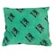Brady Sorbent Pillow, 28 gal, 18 in x 18 in, Harsh Chemicals, Green, 16 PK HAZ1818 - alternate 1