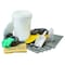 Brady Spill Kit, 5 gal Volume Absorbed per Kit, 6 1/2 gal Capacity, Bucket, White SKA-BKTBASE - alternate 1