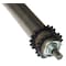 Ashland Conveyor Steel Sprocketed Roller, 2-1/2InDia, 43BF S43 CO GP FTS 2-50A17 - alternate 1