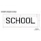 Rae Pavement Stencil, School, STL-108-70623 STL-108-70623 - alternate 3