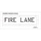 Rae Pavement Stencil, Fire Lane, STL-108-70631 STL-108-70631 - alternate 2