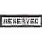Rae Pavement Stencil, Reserved, STL-108-70833 STL-108-70833 - alternate 1