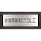 Rae Pavement Stencil, Motorcycle, STL-108-70616 STL-108-70616 - alternate 1
