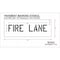 Rae Pavement Stencil, Fire Lane, STL-108-70431 STL-108-70431 - alternate 3