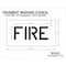 Rae Pavement Stencil, Fire, STL-108-70601 STL-108-70601 - alternate 2