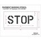 Rae Pavement Stencil, Stop, STL-108-70603 STL-108-70603 - alternate 2