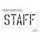Rae Pavement Stencil, Staff, STL-108-71813 STL-108-71813 - alternate 2