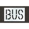 Rae Pavement Stencil, Bus, STL-108-71815 STL-108-71815 - alternate 1