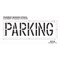 Rae Pavement Stencil, Parking, STL-108-71822 STL-108-71822 - alternate 2