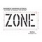 Rae Pavement Stencil, Zone, STL-108-71824 STL-108-71824 - alternate 2