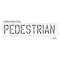 Rae Pavement Stencil, Pedestrian, STL-108-71825 STL-108-71825 - alternate 2