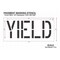 Rae Pavement Stencil, Yield, STL-108-71826 STL-108-71826 - alternate 3