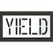 Rae Pavement Stencil, Yield, STL-108-71826 STL-108-71826 - alternate 1