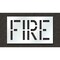 Rae Pavement Stencil, Fire, STL-108-71801 STL-108-71801 - alternate 1