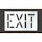 Rae Pavement Stencil, Exit, STL-108-71805 STL-108-71805 - alternate 1