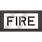 Rae Pavement Stencil, Fire, STL-108-71001 STL-108-71001 - alternate 1