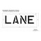 Rae Pavement Stencil, Lane, STL-108-71002 STL-108-71002 - alternate 2