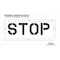 Rae Pavement Stencil, Stop, STL-108-71003 STL-108-71003 - alternate 3