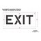 Rae Pavement Stencil, Exit, STL-108-71005 STL-108-71005 - alternate 3