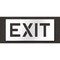 Rae Pavement Stencil, Exit, STL-108-71005 STL-108-71005 - alternate 1
