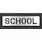 Rae Pavement Stencil, School, STL-108-71023 STL-108-71023 - alternate 1