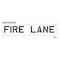 Rae Pavement Stencil, Fire Lane, STL-108-71031 STL-108-71031 - alternate 2