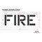 Rae Pavement Stencil, Fire, STL-108-71201 STL-108-71201 - alternate 3