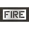 Rae Pavement Stencil, Fire, STL-108-71201 STL-108-71201 - alternate 1