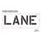 Rae Pavement Stencil, Lane, STL-108-71202 STL-108-71202 - alternate 2