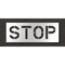 Rae Pavement Stencil, Stop, STL-108-71203 STL-108-71203 - alternate 1