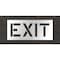 Rae Pavement Stencil, Exit, STL-108-71205 STL-108-71205 - alternate 1